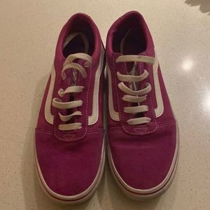 Van’s | Women’s Shoes | Classic Canvas Suede Fuchsia Sneakers